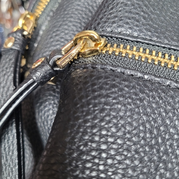 Marc Jacobs Black Pebbled Textured Backpack - Picture 11 of 16